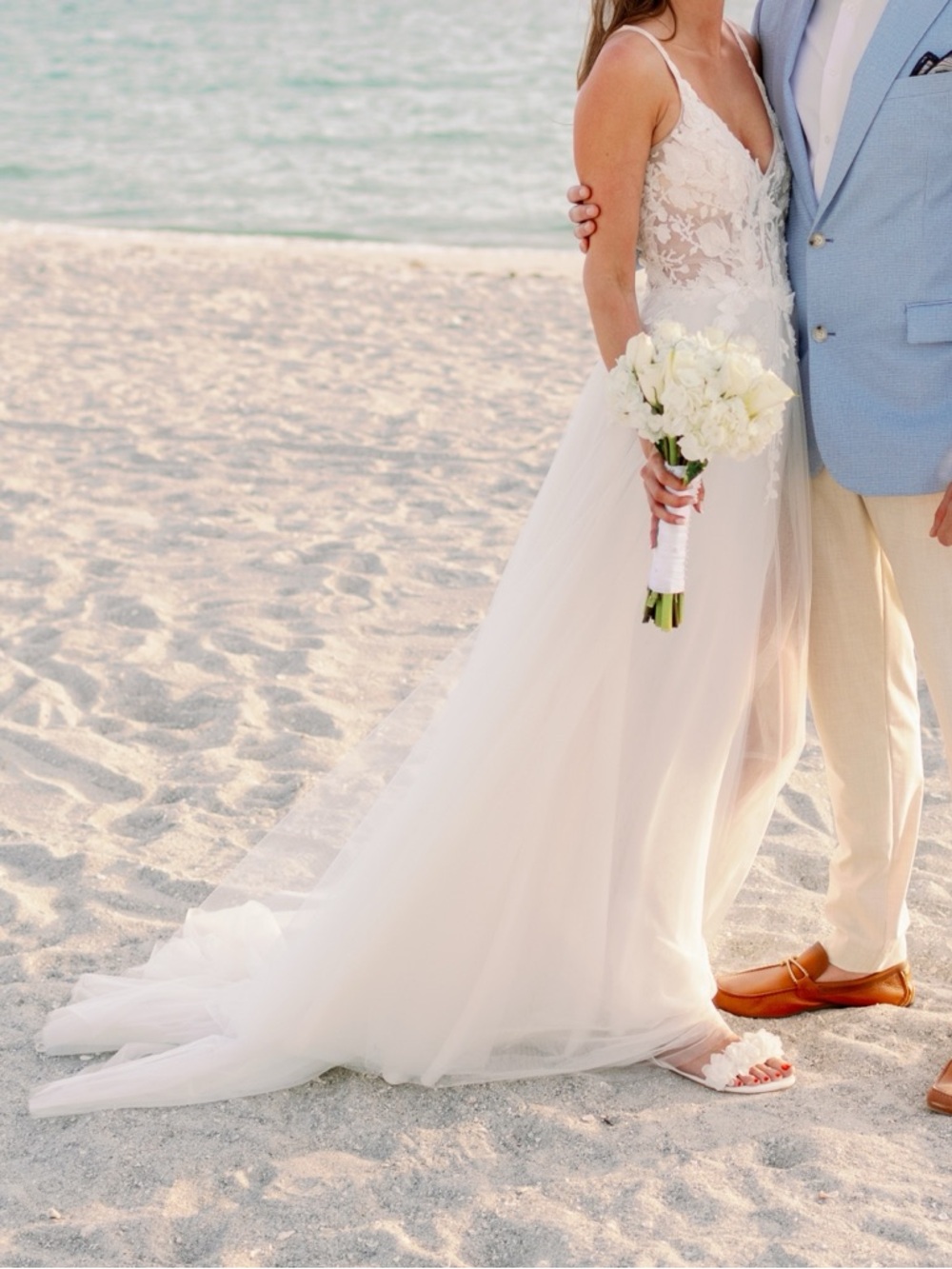 Made With Love Summer Wedding Dress Size 2 - Picture 2 of 8